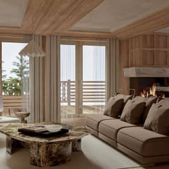Luxurious Alpine Apartment With Fireplace Retreat