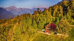 Alps Chalet for Big Group with Sauna & Yoga Terrace
