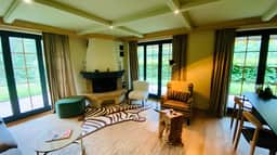 Spa Chalet in Ground Floor Cozy Duplex