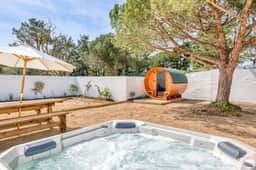 Stylish Escape With Pool Sauna and Terrace