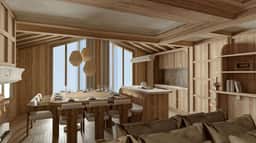 Luxurious Alpine Apartment With Fireplace Retreat - Image 2