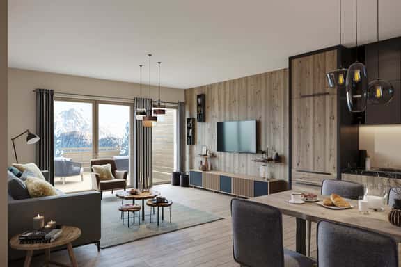 Cozy Méribel Apartment With Private Balcony - Image 1