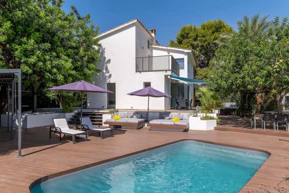 Mediterranean Retreat With Pool and Fireplace - Image 1
