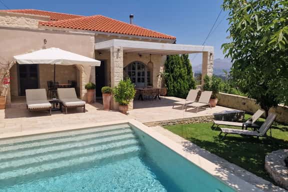 Modern Cretan Villa With Mountain Views - Image 1
