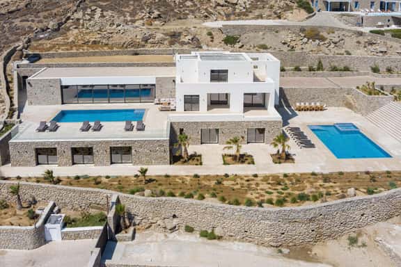 Luxury Villa With Panoramic Mykonos Views - Image 1