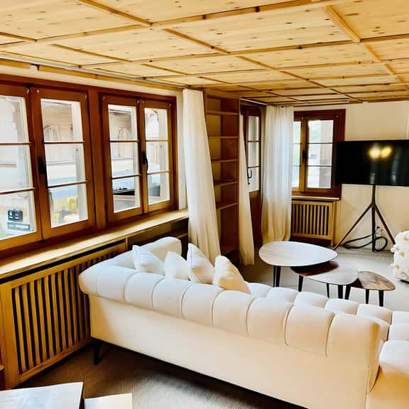 Charming apt PROMENADE GSTAAD Palace view 160m2 - Image 1