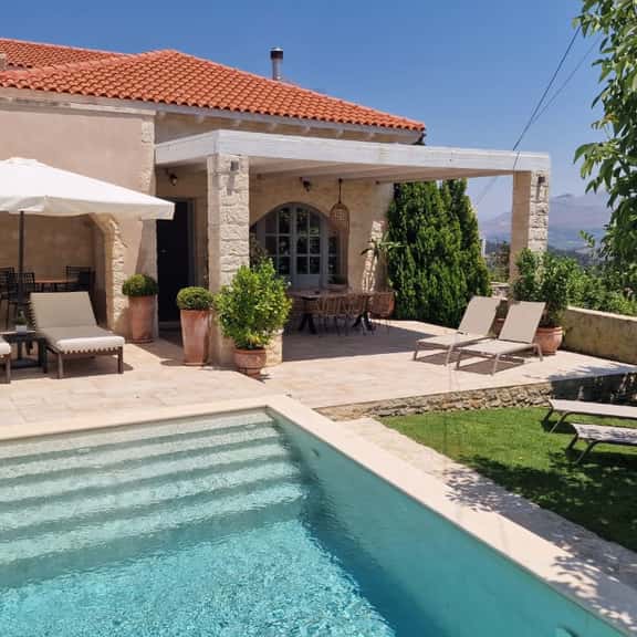 Modern Cretan Villa With Mountain Views - Image 1