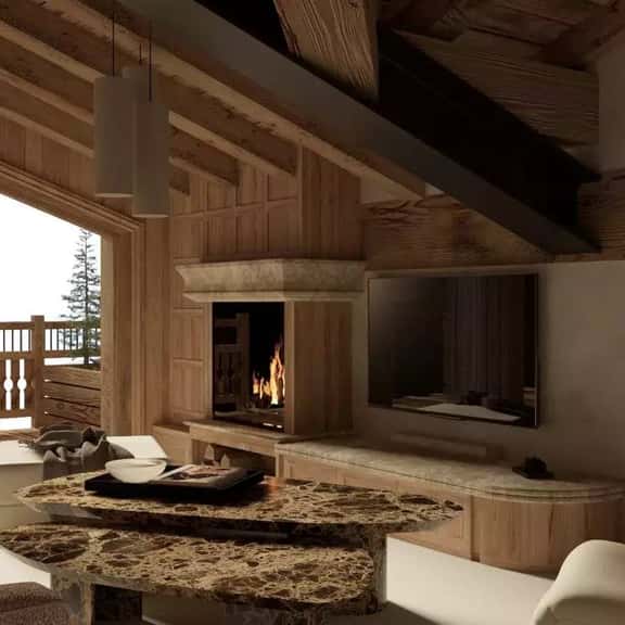 Refined Mountain Apartment With Terraces - Image 1