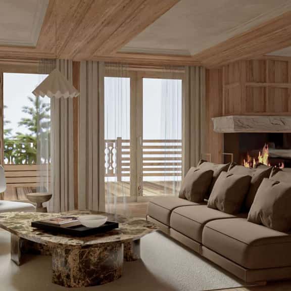 Luxurious Alpine Apartment With Fireplace Retreat - Image 1
