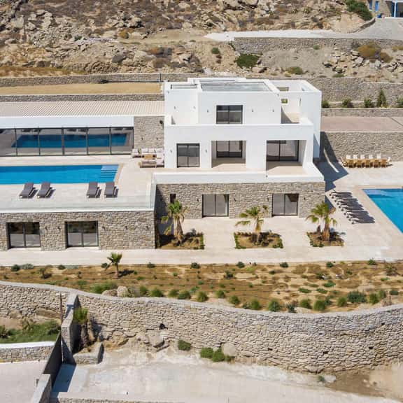 Luxury Villa With Panoramic Mykonos Views - Image 1
