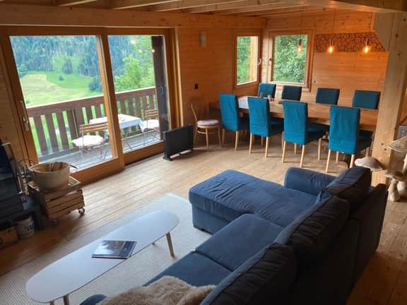 Alps Chalet for Big Group with Sauna & Yoga Terrace