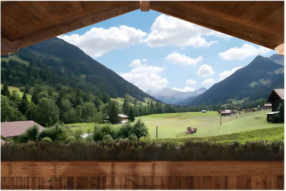 Beautifully Enveloped Romantic Chalet