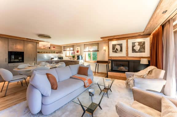 Apartment in the Heart of Gstaad Near Promenade