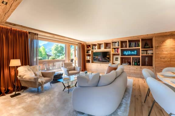 Apartment in the Heart of Gstaad Near Promenade
