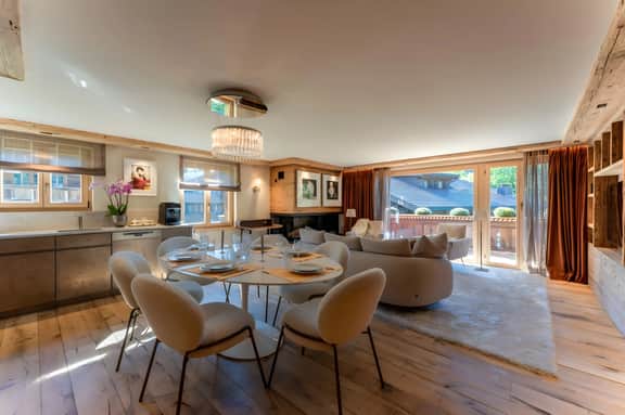 Apartment in the Heart of Gstaad Near Promenade