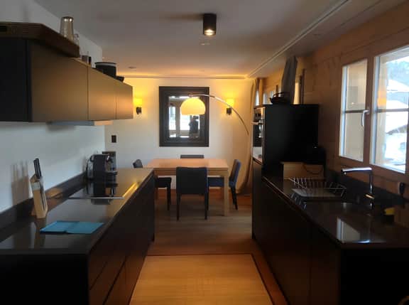 Designed flat Right next to the slopes and village