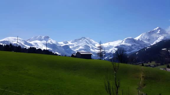 Stunning Gstaad Apartment With  Mountain Views