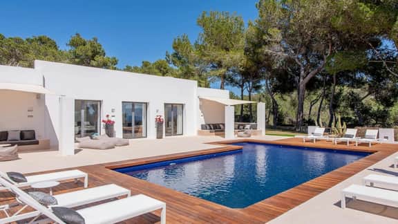 Sunset View Villa Above Ibiza Town