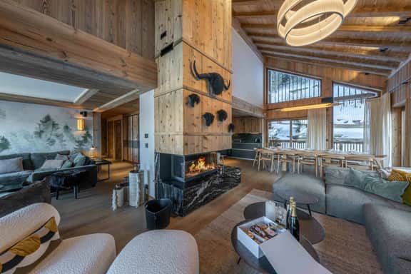 Cozy Alpine Duplex With Scenic Terraces