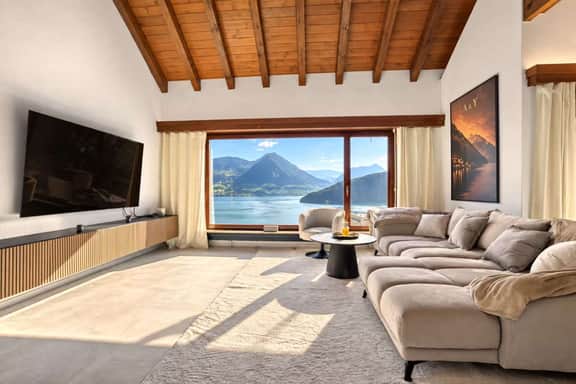 Panoramic Lake Lucerne House with Hot Tub - Image 2