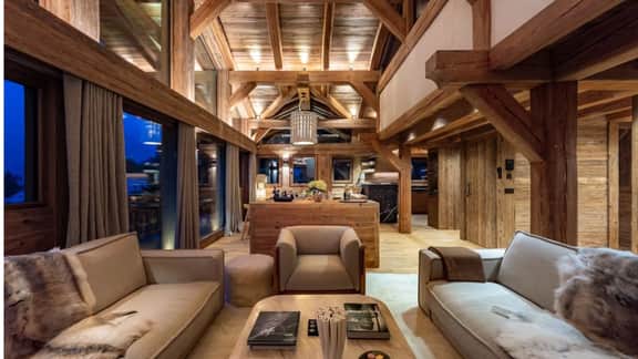 Elegant Ski Chalet with Mountain Views - Image 2