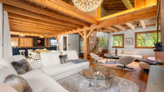 Elegant Alpine Chalet With Mountain Views - Image 3