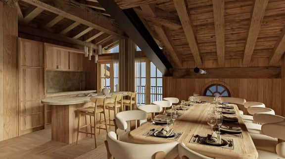 Refined Mountain Apartment With Terraces - Image 2