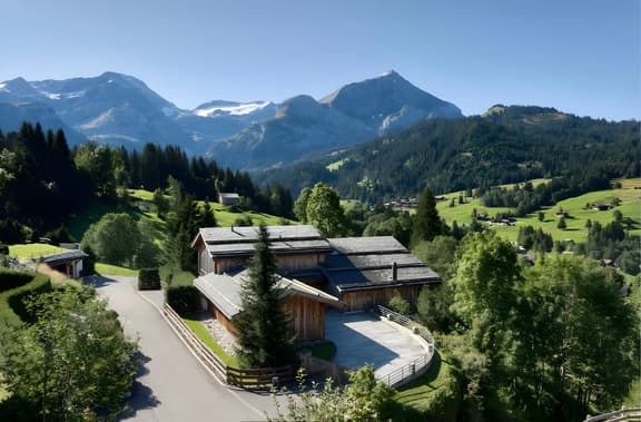 Premier 5BR Chalet with Fitness Room and Stunning Alpine Views