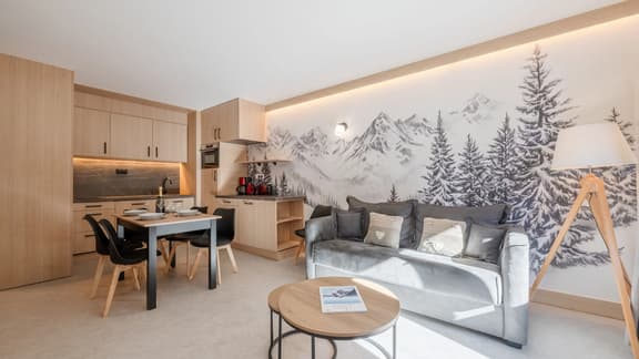 Modern Alpine Apartment Near Village Center