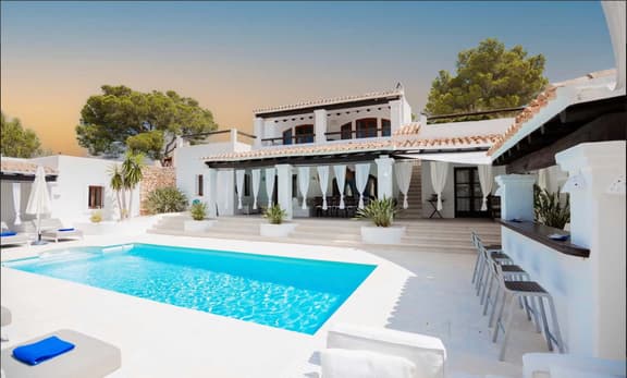 Luxury Mountain View Villa In Ibiza