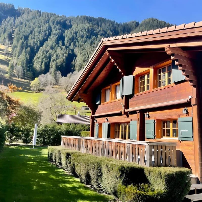 Charming Chalet With Splendid Views Near Gstaad